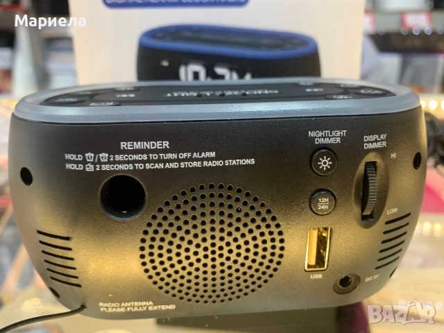 Малък радио будилник и нощма лампа, снимка 5 - Други стоки за дома - 51532614