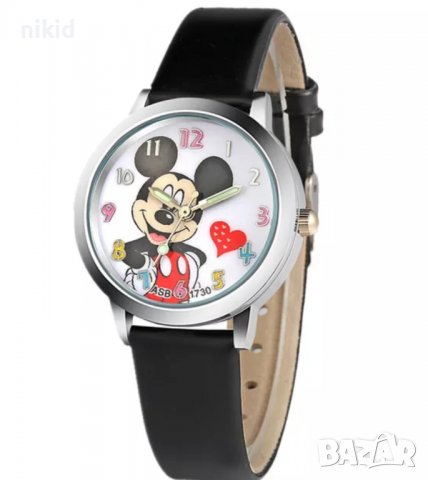 Мики Маус Мини Маус детски ръчен часовник с камъчета, снимка 5 - Детски - 23776372