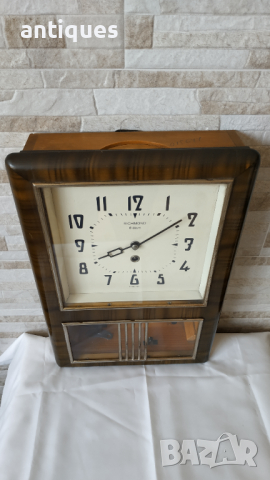 Стар стенен часовник - RICHMOND 8 days - Антика - 1975"г., снимка 3 - Антикварни и старинни предмети - 36571435