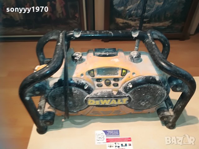 dewalt-строително радио-внос англия, снимка 8 - Ресийвъри, усилватели, смесителни пултове - 29145434