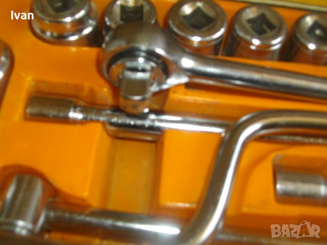 Нова Немска Гедория/Гидория/Комплект Инструменти-25 Части-Старо Качество-Маткап/Тресчотка/Удължители, снимка 9 - Други инструменти - 40073681