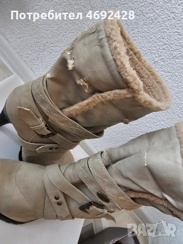зимни ботуши с висок ток., снимка 2 - Дамски ботуши - 53344754