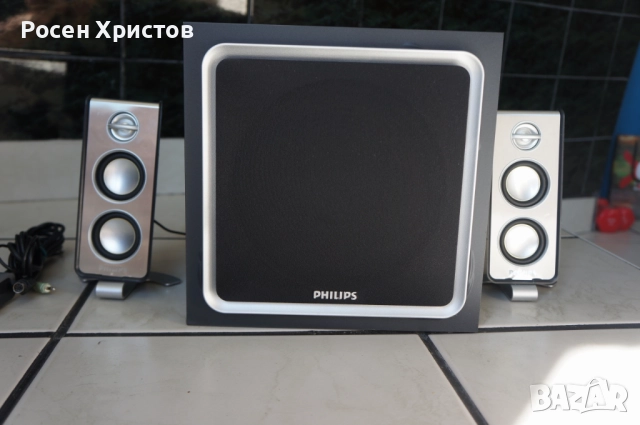 Philips SPA 9300/00 мултимедийни високоговорители 2.1, снимка 2 - Тонколони - 51784685