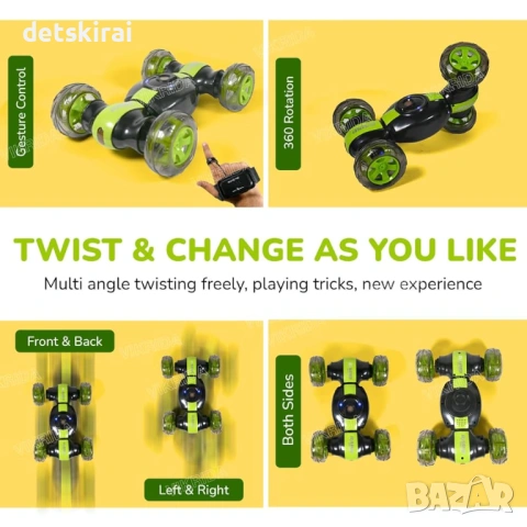 Кола с дистанционно управление с ръка Rapid 360°, снимка 3 - Коли, камиони, мотори, писти - 54104824