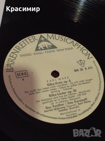 KARL MARX Винилова плоча , снимка 3 - Грамофонни плочи - 52507704
