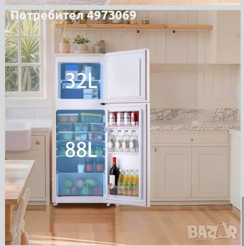 Винтидж хладилник Магитек, снимка 7 - Хладилници - 56485544