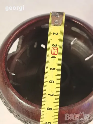 екзотичен африкански свещник дърворезба 22/1, снимка 10 - Декорация за дома - 49203411