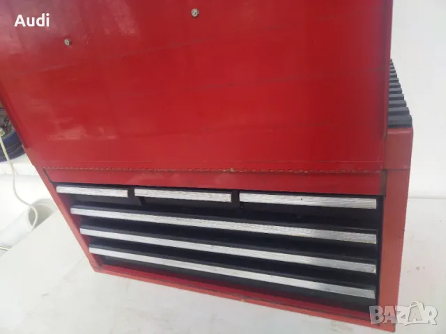 Шкаф/сандък с 6 броя чекмеджета за съхранение на инструменти. Марка: SAM PRO, снимка 11 - Куфари с инструменти - 50047873