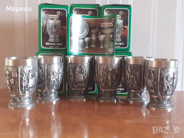 Нови немски чаши за вино и ракия, 90 мл. Antik*Vintage #80, снимка 2 - Чаши - 50737467