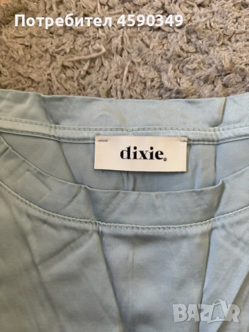 Стилна светлосиня тениска Dixie, снимка 2 - Тениски - 55887932