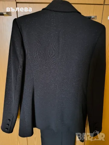 Черен дамски костюм класически модел , снимка 2 - Костюми - 48866003