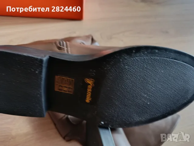 Нови ботуши, кафеви изкуствена кожа, , снимка 6 - Дамски ботуши - 55790877