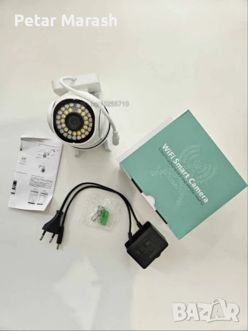 +Гаранция! 5V! WIFI Wi-fi безжична Камера за наблюдение въртяща, 12MP 4K ICSEE А13 ULTRA HD, снимка 1
