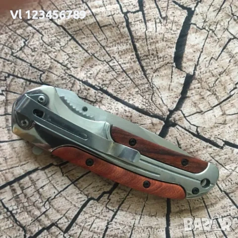 Browning ТВ 1474- Сгъваем автоматичен нож 102х228 мм , снимка 4 - Ножове - 53914173