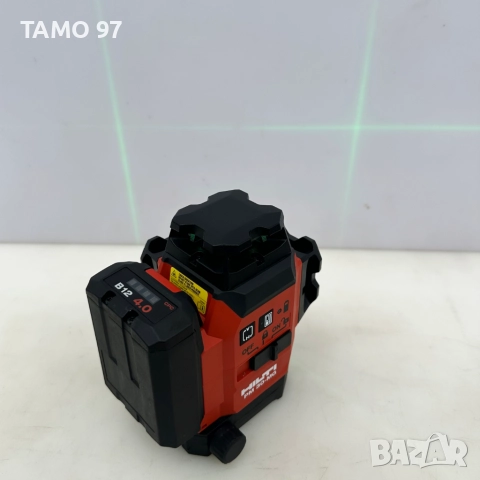 Hilti PM 30-MG - Лазер с 3 зелени линии 360° като нов!, снимка 7 - Измервателни инструменти - 52916174