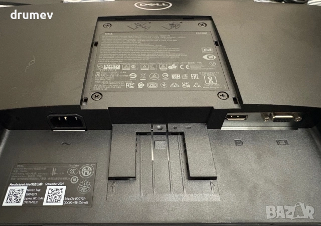Монитор Dell E2020H, снимка 5 - Монитори - 52662659