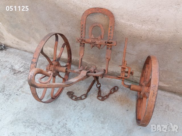 уникален колесар, теглич от каруца , снимка 15 - Антикварни и старинни предмети - 36974708