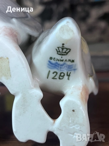 Порцеланова фигурка „Трио пингвини“ от Копенхаген.  , снимка 9 - Фигурки - 51611256