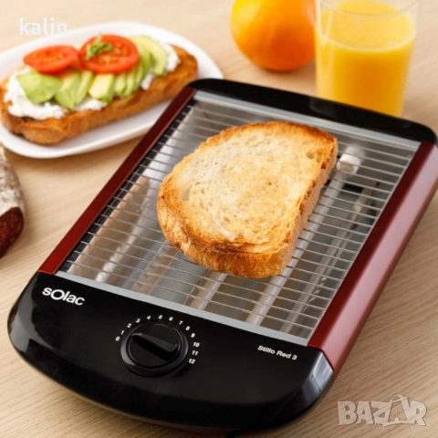 Хоризонтален тостер Solac Stillo Red 3