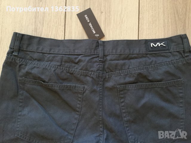 НОВИ 100 % оригинални тъмно сиви панталони дънки MICHAEL KORS размер W 34 / L 32 от САЩ, снимка 7 - Дънки - 40343705