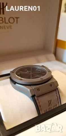 Нов мъжки Hublot , снимка 5 - Луксозни - 53106621