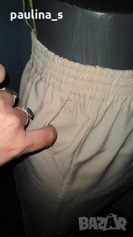 Класически модел панталон с нормална талия и джобове / голям размер , снимка 3 - Панталони - 31009804