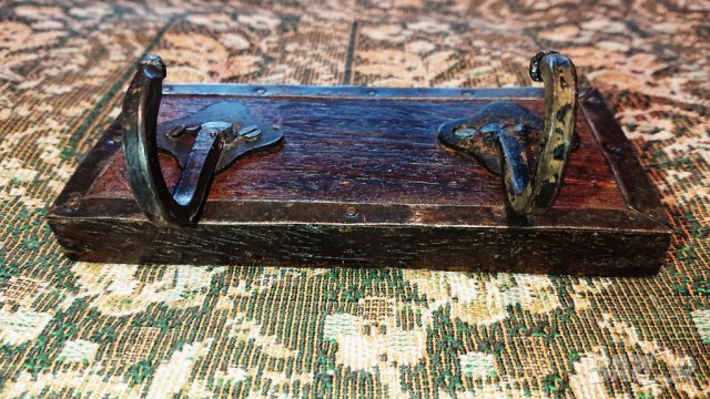 Старинна закачалка , снимка 5 - Антикварни и старинни предмети - 39715830