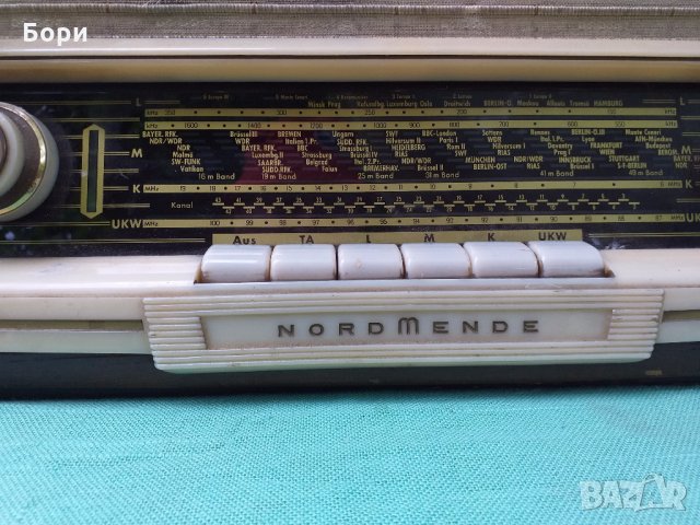 Nordmende Elektra HIFI Е 13  1960г, снимка 7 - Радиокасетофони, транзистори - 29513139