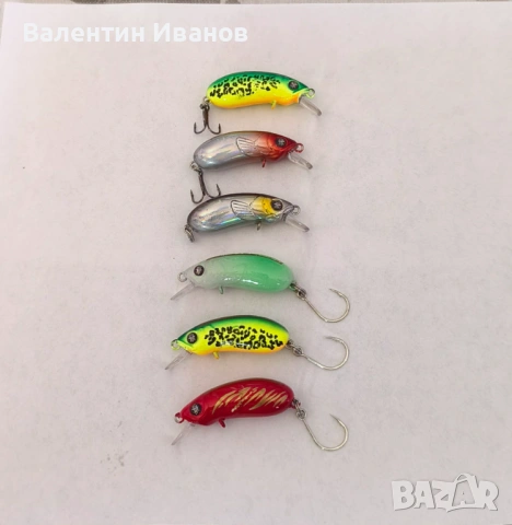 Воблери за  пъстърва, костур, кефал ,реплики на - CC38 ,Strike Pro Baby.Zip Baits Rigge 35F и др, снимка 2 - Стръв и захранки - 54133509