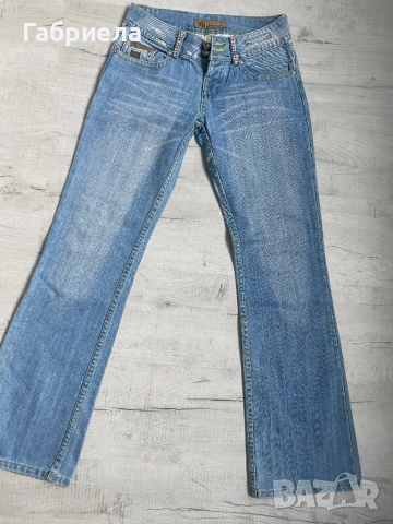Дънки UB Jeans, широк крачол