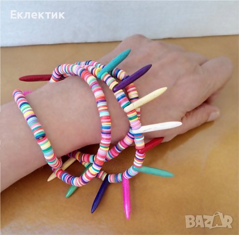 Слънчево настроение -- комплект гердан и гривна, снимка 9 - Бижутерийни комплекти - 28717901