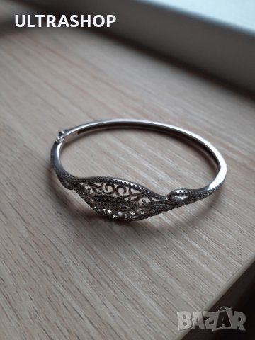 НОВА Уникална сребърна гривна 16.6грама, снимка 18 - Гривни - 27314100