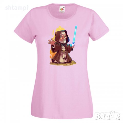 Дамска тениска Star Wars Obi Wan Игра,Изненада,Подарък,Геймър,, снимка 11 - Тениски - 36789346