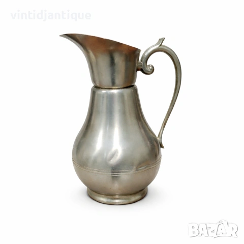 Ръчно изработена калаена кана