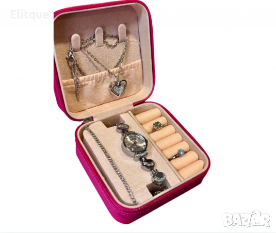 Елегантен дамски комплект 5в1, перфектният подарък за всяка дама, снимка 10 - Бижутерийни комплекти - 52596821