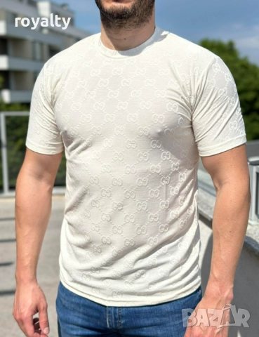 Gucci Мъжки Тениски Различни Цветове Пресован Памук , снимка 2 - Тениски - 52561923