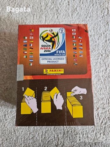 Panini FIFA World Cup South Africa 2010 стикери нови, кутия с 100 пакета, снимка 2 - Колекции - 52584658