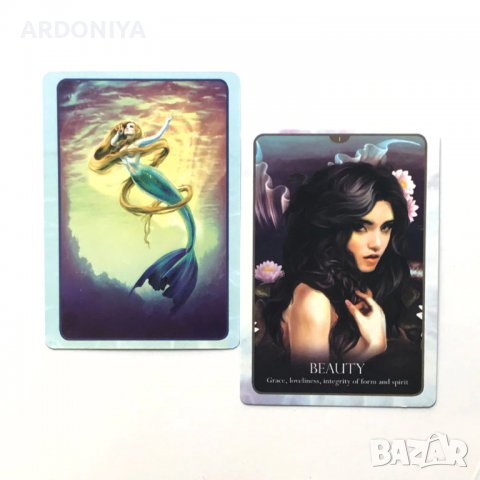Oracle of the Mermaids - оракул карти, снимка 14 - Други игри - 37383492