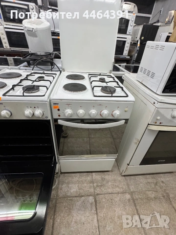 Готварска комбинирана печка ZANUSSI , снимка 7 - Печки, фурни - 54359998