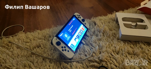Nintendo Switch OLED със 128 гб SD карта, снимка 7 - Nintendo конзоли - 53057871