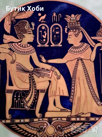 Винтидж пепелник Made in Egypt, снимка 2 - Антикварни и старинни предмети - 38290087