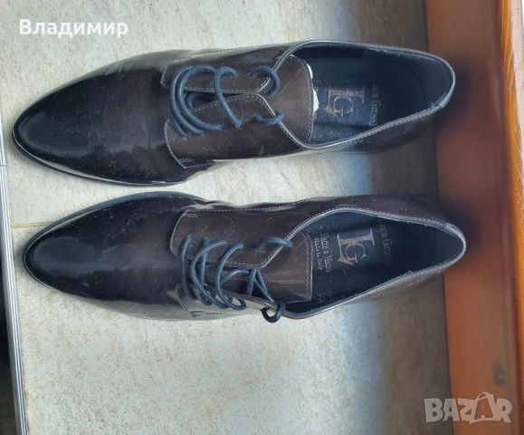 ДАМСКИ ЛАКИРАНИ ОБУВКИ Luca Grossi – №39, снимка 2 - Дамски елегантни обувки - 52922782