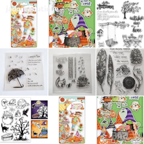 Силиконови печати различни видове есен/ хелоуин