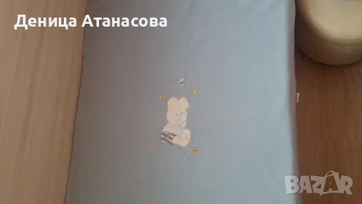 Олекотени завивки с чаршафи и калъфки, комплект за кошара на Сонел, възглавнички, поларена пелена, снимка 8 - Спално бельо и завивки - 51431919