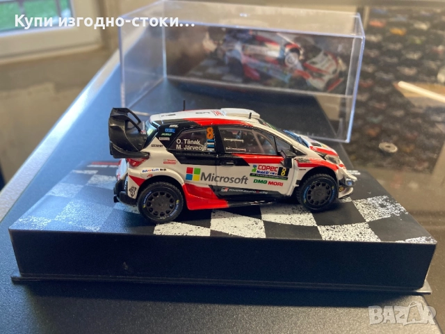 Toyota Yaris WRC метален модел 1:43, снимка 5 - Колекции - 51818208