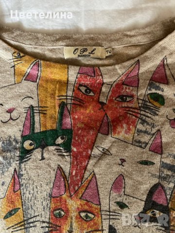 Пуловер с котета, снимка 2 - Блузи с дълъг ръкав и пуловери - 38282272