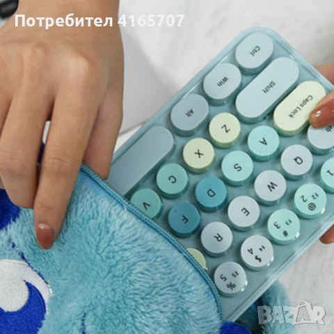 Комплект безжична клавиатура и мишка MOFII Bean, 2.4G - ергономичен дизайн и компактни размери, снимка 2 - Друга електроника - 54068729