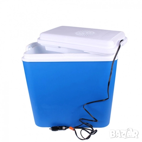 Хладилна кутия Atlantic 10L 12V, активна, синя, снимка 5 - Друга електроника - 52137382
