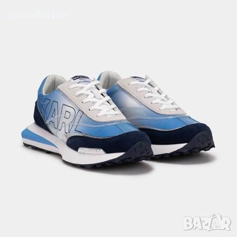 KARL LAGERFELD № 45 🍊 Мъжки спортно елегантни обувки с лого нови с кутия, снимка 3 - Спортно елегантни обувки - 42447434