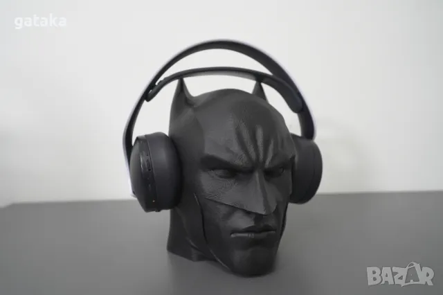 Стойка за слушалки - 3D принтирана глава на Батман, 5+ килограма